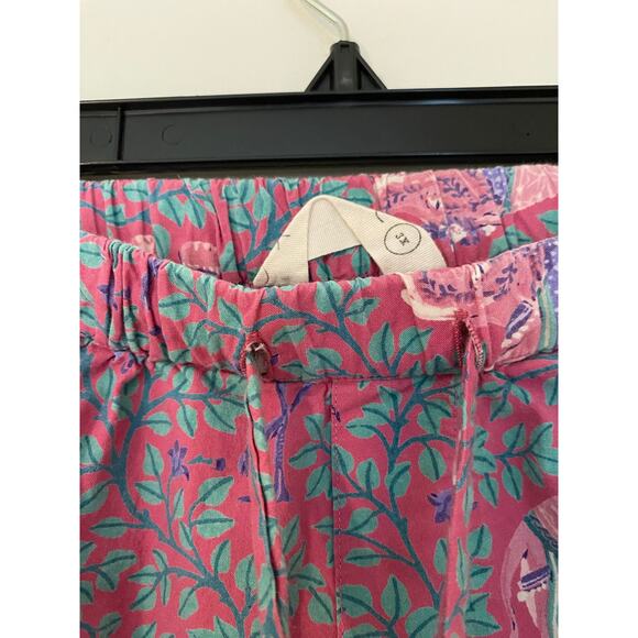 Printfresh Pink Purple Flamenco Shorts Indian Flamingo Elephant GUC 3X Pajama - Picture 6 of 8